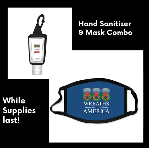 WAA Mask and Hand Sanitizer Combo